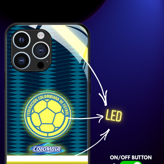 LED Light-Up iPhone Case - Colombia World Cup Jerseys
