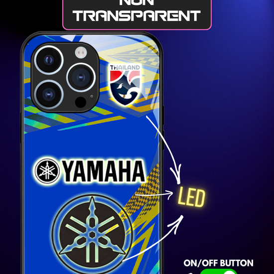 Funda LED Luminosa para iPhone - Yamaha Bleue