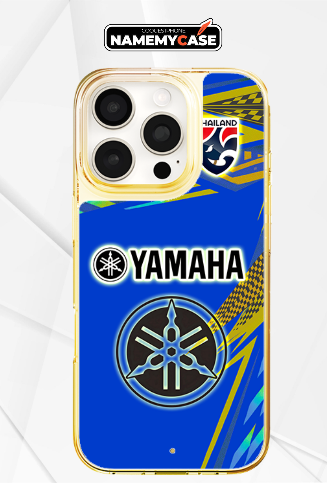 Funda LED Luminosa para iPhone - Yamaha Bleue