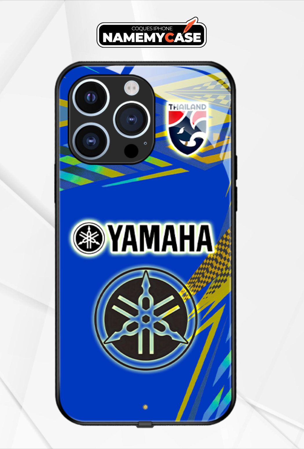 Funda LED Luminosa para iPhone - Yamaha Bleue