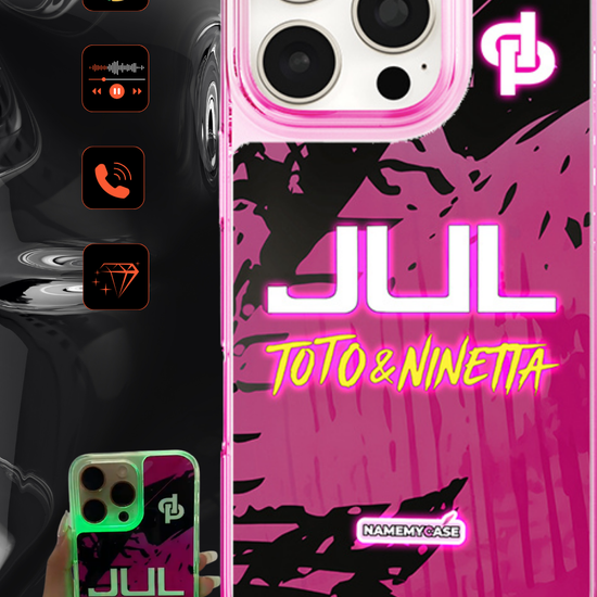 LED Light-Up iPhone Hoesje - JUL Roze