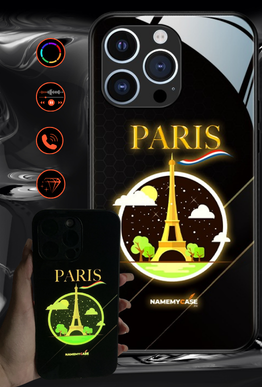 LED Light-Up iPhone Case - Paris
