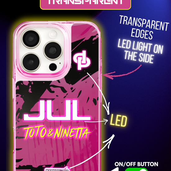 LED Light-Up iPhone Hoesje - JUL Roze