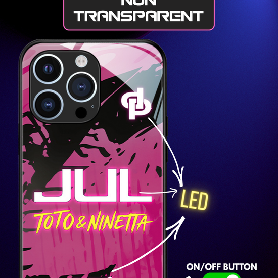 LED Light-Up iPhone Hoesje - JUL Roze