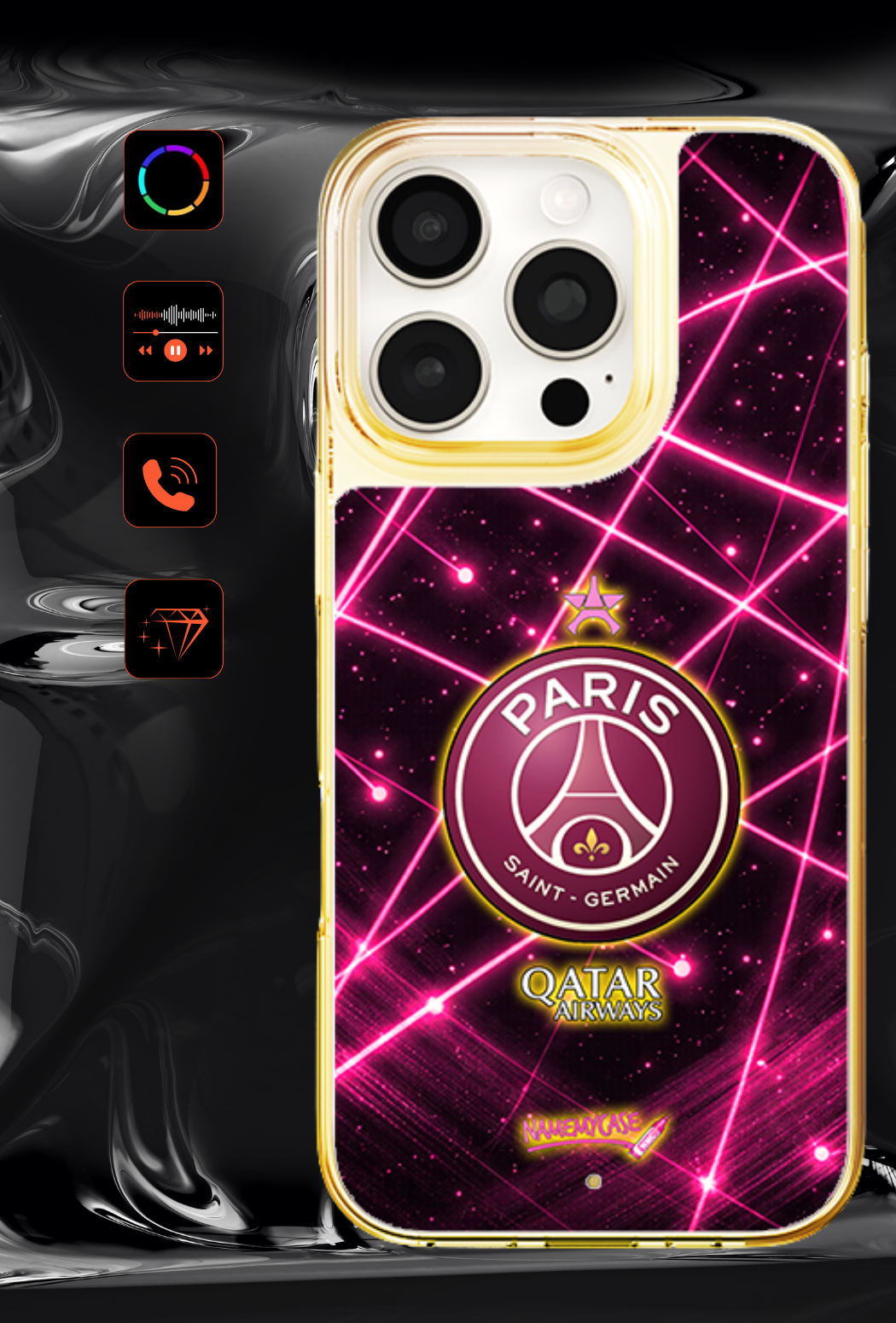 LED Leuchtendes iPhone Case - PSG Puls