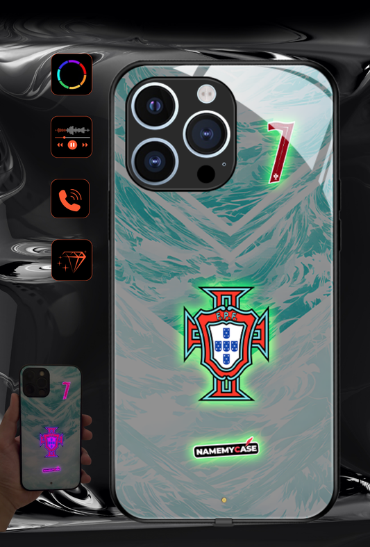 LED-oplyst iPhone-cover - Omerta Pink