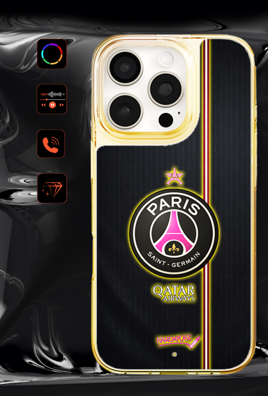 LED Light-Up iPhone Case- PSG Pink