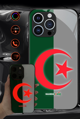 LED Light-Up iPhone Case - Algeria Flag