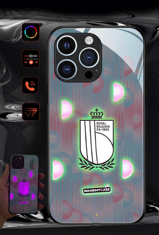 LED-oplyst iPhone-cover - Omerta Pink