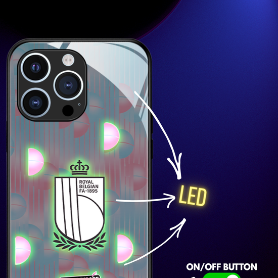 LED-oplyst iPhone-cover - Omerta Pink