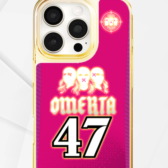 LED Light-Up iPhone Case- Omerta Pink