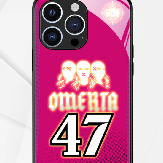 LED Light-Up iPhone Case- Omerta Pink