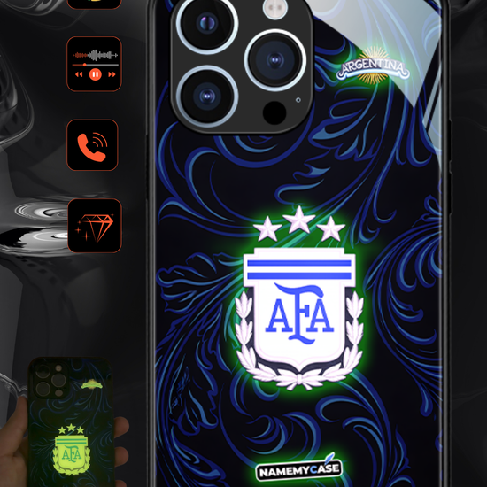 LED-oplyst iPhone-cover - Omerta Pink