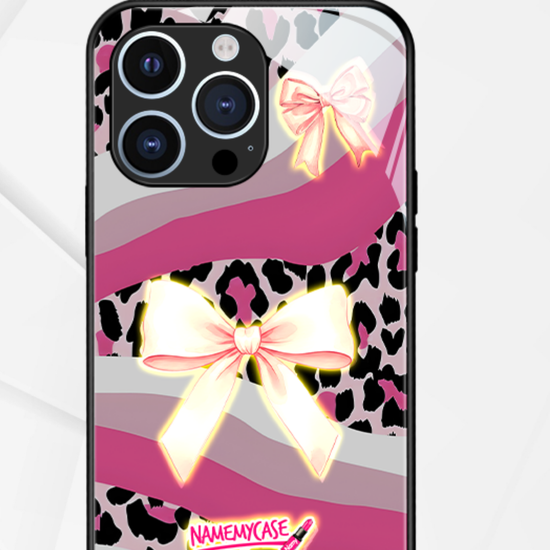 LED-oplyst iPhone-cover - Butterfly-sløjfe cover