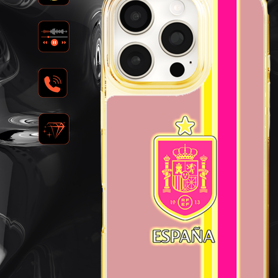 LED Light-Up iPhone Case- Spain