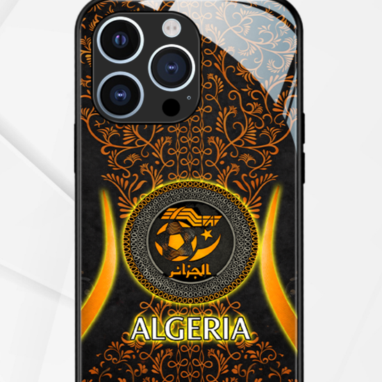 LED Light-Up iPhone Case- Algeria Orange