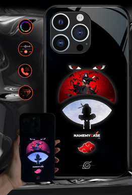 LED Leuchtendes iPhone Case - Roter Mond Itachi | Naruto