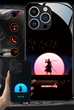 LED Light-Up iPhone Case - Moonlight victory | Zoro One piece