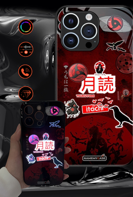 LED Leuchtendes iPhone Case - Tsukuyomi | Naruto