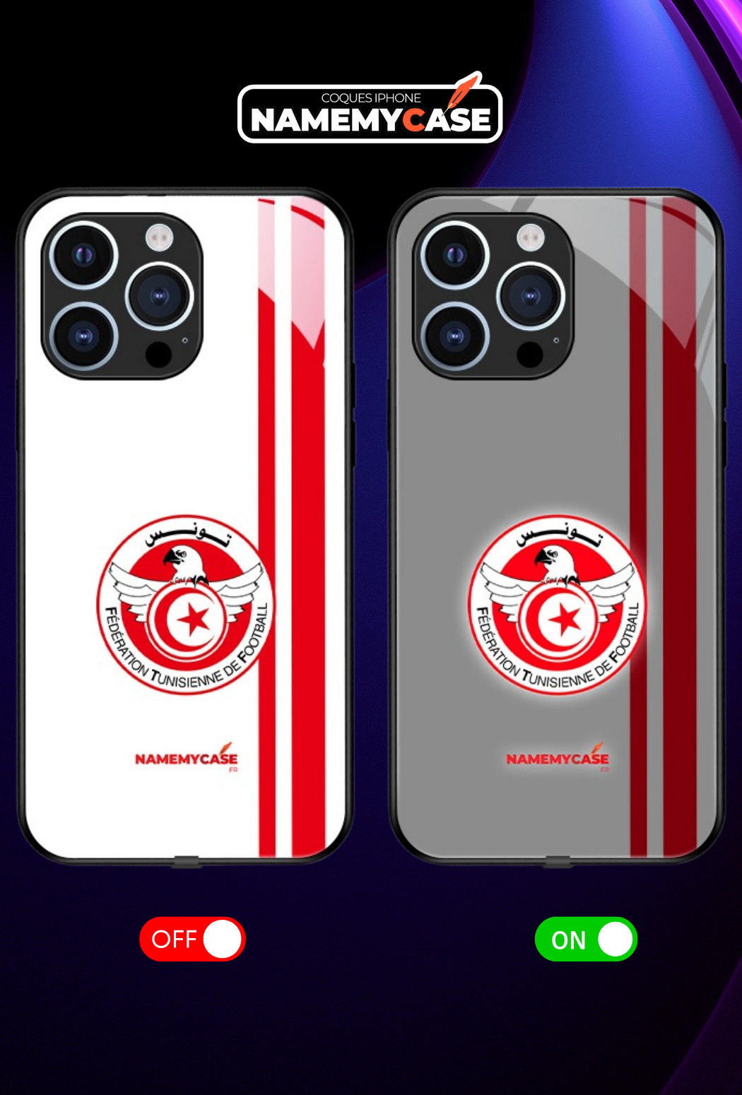 LED Light-Up iPhone Case - Tunisia