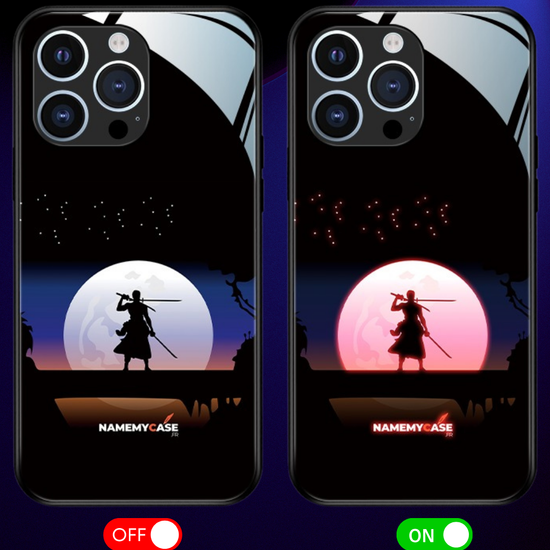 LED Light-Up iPhone Case - Moonlight victory | Zoro One piece