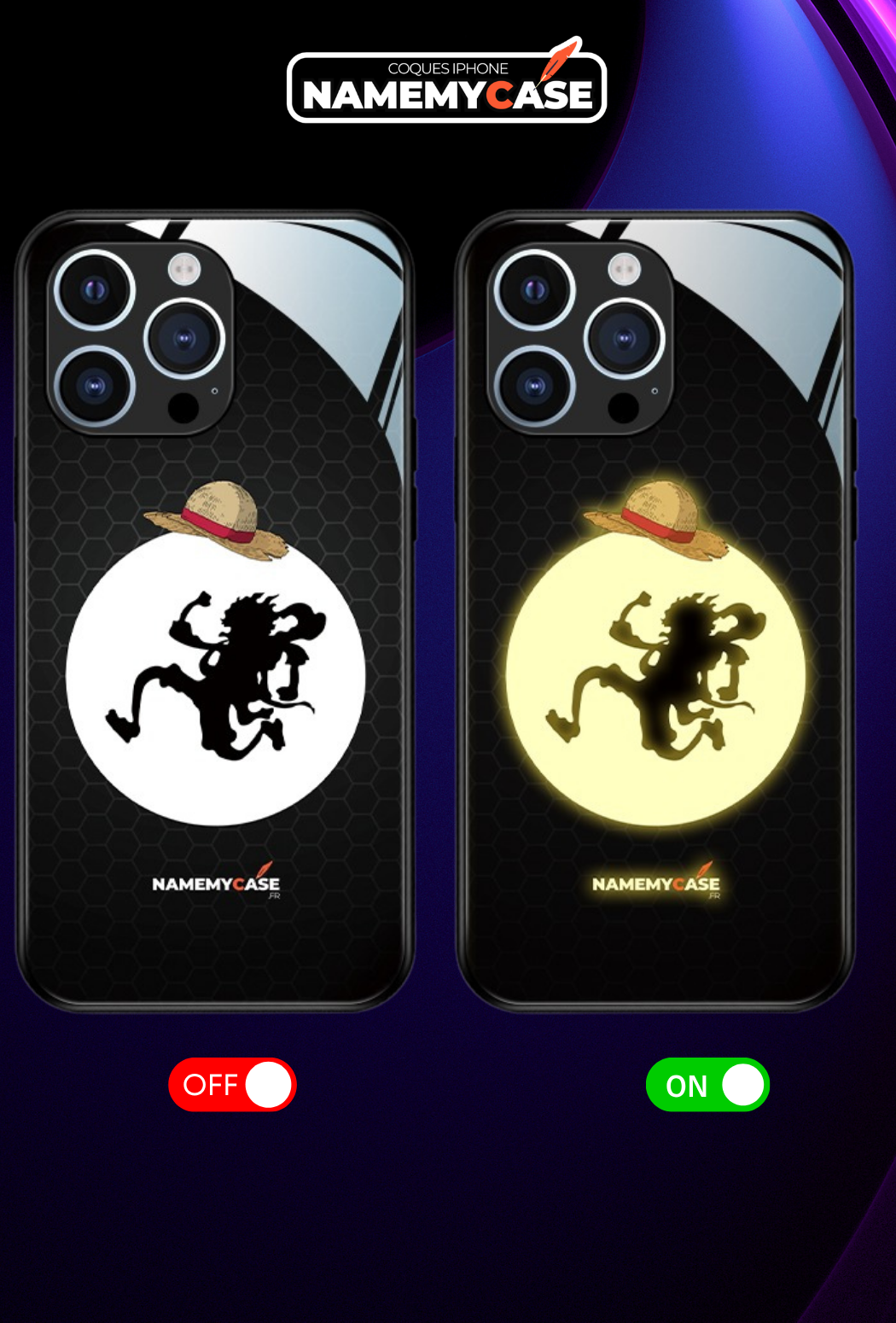 LED Light-Up iPhone Case- Nika | One piece