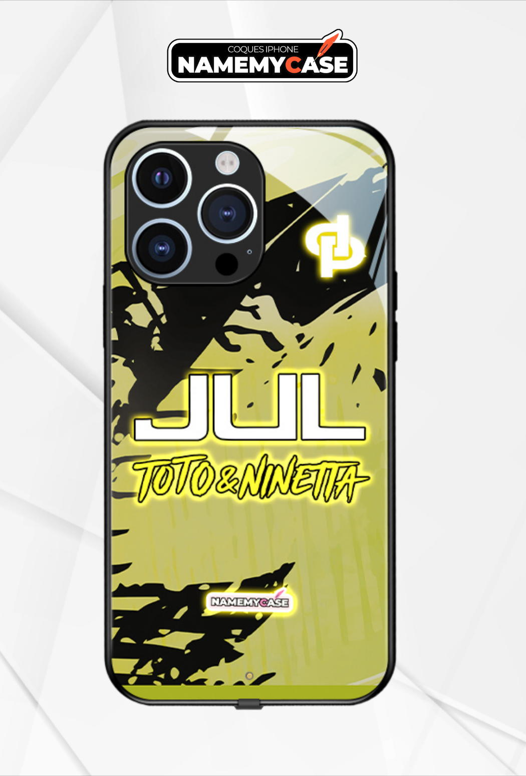 LED Light-Up iPhone Hoesje - JUL Geel