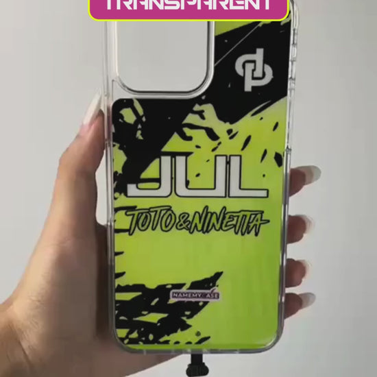 LED Light-Up iPhone Hoesje - JUL Geel