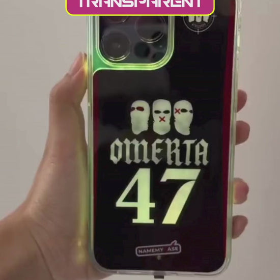 LED Light-Up iPhone Case- Omerta Black