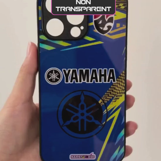 Funda LED Luminosa para iPhone - Yamaha Bleue