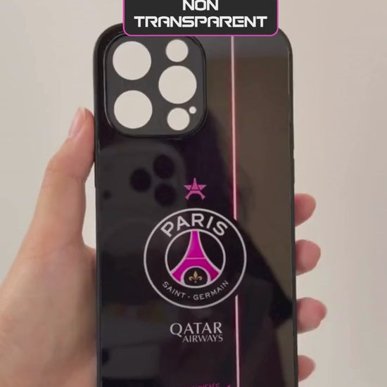 LED-oplyst iPhone-cover - PSG Pink