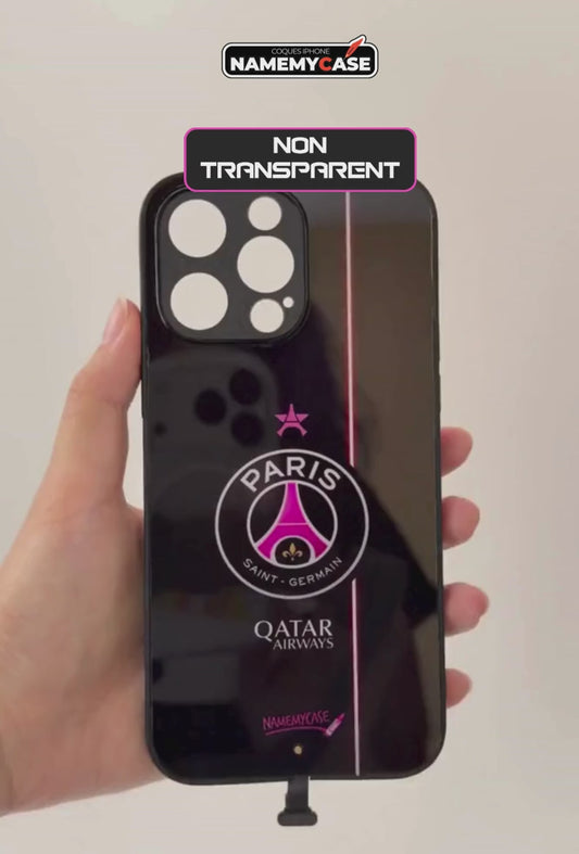 LED Leuchtendes iPhone Case - PSG Pink
