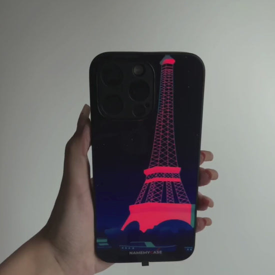 LED Light-Up iPhone Case - Eiffel Tower