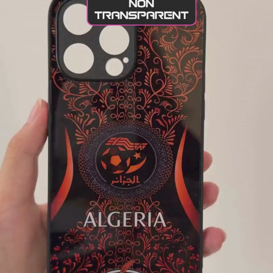 LED Light-Up iPhone Case- Algeria Orange