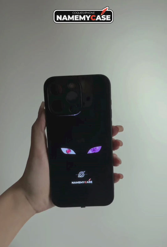 LED Light-Up iPhone Case - Purple eyes | Naruto